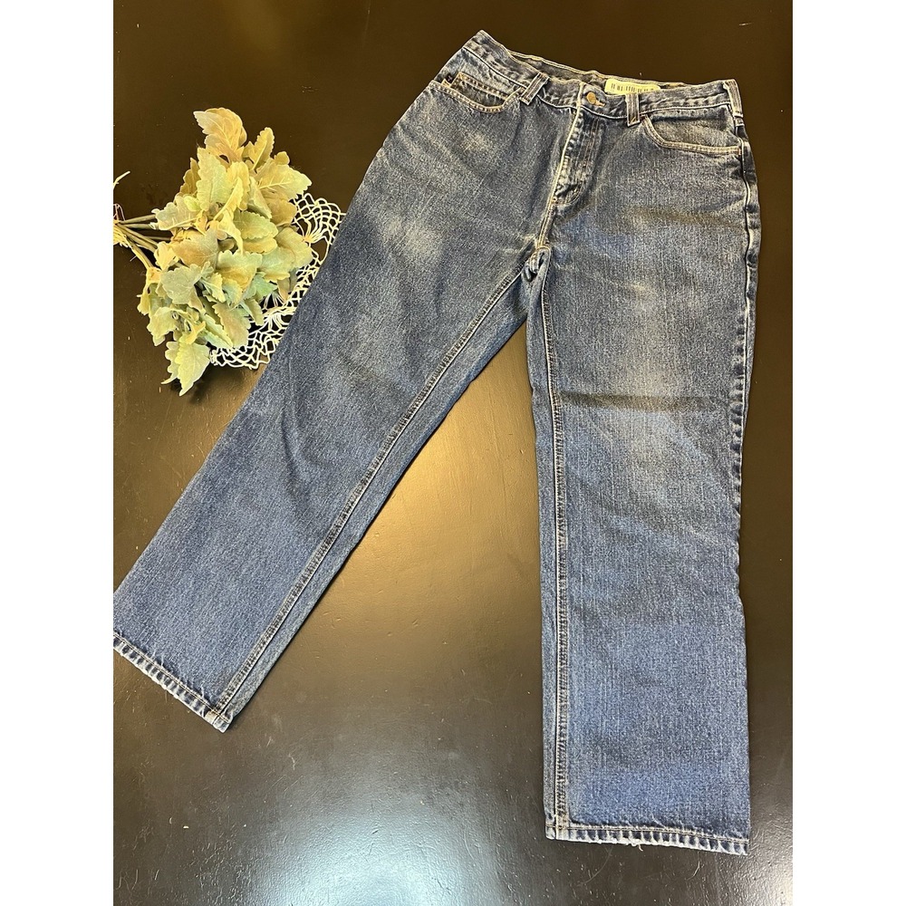 Carhartt FR Flame Resistant Straight Leg Blue Jeans Mens 34x32 Arc 2 NFPA 2112
